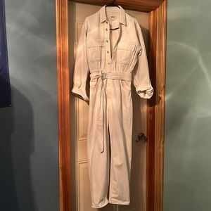 Agolde Tatum jumpsuit in cream